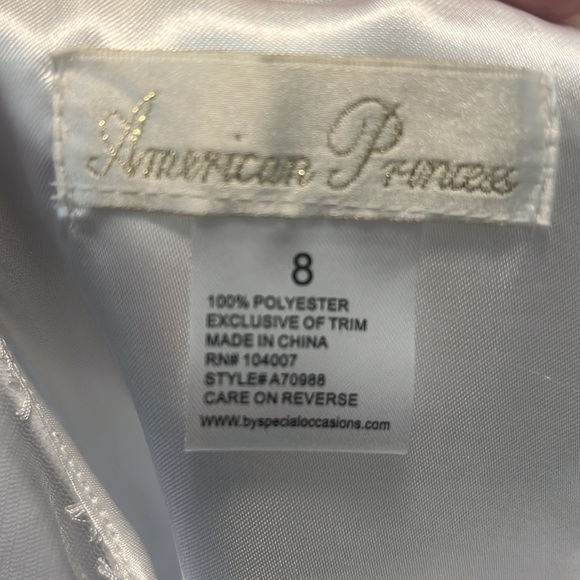 American Princess Girls size 8 Communion, Easter,  Flower Girl, Formal dress - Picture 5 of 9